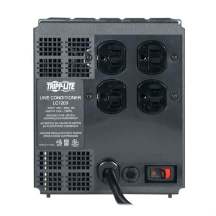 REGULADOR TRIPP LITE 1200WATTS PROTECTOR ISOBAR 4 RECEPTACUL