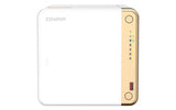 TS-462-4G-US - QNAP TS-462-4G Servidor 0 GB Serial ATA III 3.5,M.2,2.5 cm (3.5,M.2,2.5") 2