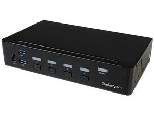 Conmutador KVM de 4 Puertos HDMI 1080p USB 3.0 con Switch de Audio Integrado