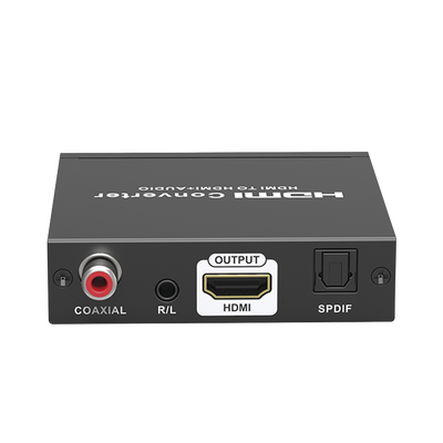 TT3061 - Extractor de Audio HDMI / 4K 60 Hz HDR / Salida SPDIF + Coaxial + R/L 3.5 mm / ARC / HDCP 1.4/2.2 Bidireccional / Salida HDMI Solo Video