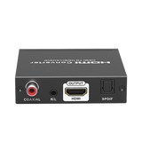 TT3061 - Extractor de Audio HDMI / 4K 60 Hz HDR / Salida SPDIF + Coaxial + R/L 3.5 mm / ARC / HDCP 1.4/2.2 Bidireccional / Salida HDMI Solo Video