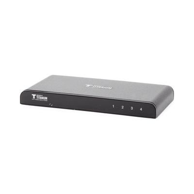 TT-314-PRO - Divisor (Splitter) HDMI 4K de 1 Entrada a 4 Salidas (Simultaneas) / Soporta 4K×2K / Soporta hasta 4 equipos con conexión en Cascada / HDMI 3D  / HDR / HDMI 1.4 /  HDCP 1.4  / Audio PCM / Longitud del cable de entrada ≤30m y salida ≤25m.