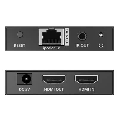 TT-672PRO - Extensor HDMI / 4K@60 Hz / 70 m (229.7 ft) / Cero Latencia / Sin Compresión / PoC / Audio 3.5 mm / Control IR Bidireccional