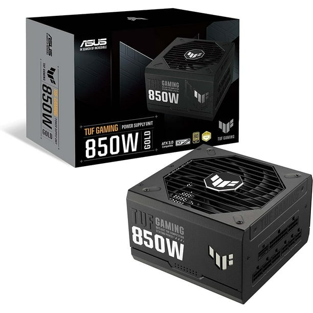 Fuente de Poder ASUS TUF-GAMING-850G 850W Gold 80 Plus Modular, Ventilador Silencioso