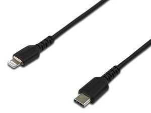 Cable USB-C a Lightning Startech, 2m, Color Negro