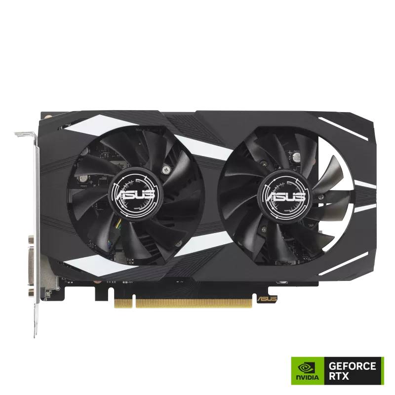 Refrigeración y Ventilación ASUS DUAL-RTX3050-O6G, Doble Ventilador 120mm, 6GB GDDR6, 2 Ranuras PCIe