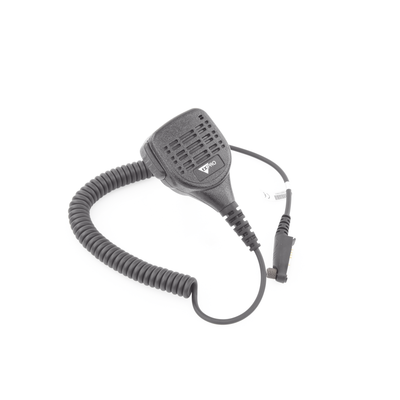 TX-309-H02 - Micrófono-Bocina Portátil / Impermeable IP55 / Cancelación de Ruido / Cable PU Reforzado con Kevlar / Pinza Giratoria 360° / Jack 3.5 mm
