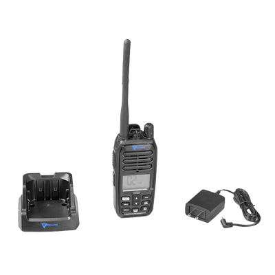 TXM52 - Radio Portátil VHF Marino / IP67 Sumergible / 5W / Dual-Watch / NRC Anti-Ruido / Luz LED de Emergencia Activada por Agua / 156-163 MHz