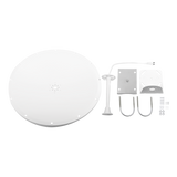 TXP-D4865-28-SMA - Antena Direccional / 4.8 - 6.5 GHz / 28 dBi / Alcance 20 km (12.4 mi) / Polarización Dual / Viento 200 km/h (124.3 mph)