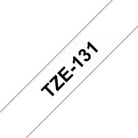 TZE131 - Brother TZE-131 cinta para impresora de etiquetas Negro sobre transparente