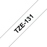 TZE131 - Brother TZE-131 cinta para impresora de etiquetas Negro sobre transparente