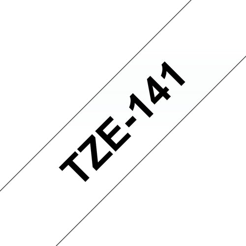 TZE141 - Brother TZE-141 cinta para impresora de etiquetas Negro sobre transparente