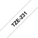 TZE231 - Brother Tinta TZE-231 cinta para impresora de etiquetas Negro sobre blanco