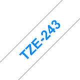 TZE243 - Brother TZE-243 cinta para impresora de etiquetas Azul sobre blanco