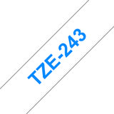 TZE243 - Brother TZE-243 cinta para impresora de etiquetas Azul sobre blanco