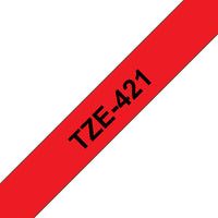 TZE421 - Brother TZE-421 cinta para impresora de etiquetas Negro sobre rojo