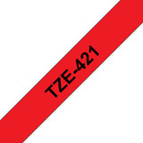 TZE421 - Brother TZE-421 cinta para impresora de etiquetas Negro sobre rojo