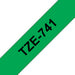 TZE741 - Brother TZE-741 cinta para impresora de etiquetas Negro sobre verde TZ