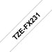 TZEFX231 - Brother TZE-FX231 cinta para impresora de etiquetas Negro sobre blanco TZ