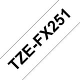TZEFX251 - Brother TZE-FX251 cinta para impresora de etiquetas Negro sobre blanco