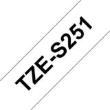 TZES251 - Brother TZE-S251 cinta para impresora de etiquetas Negro sobre blanco TZ