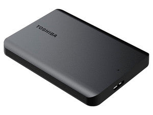 Disco Duro Portátil Toshiba Canvio Basics de 2TB, 2.5", USB 3.0. Color Negro.