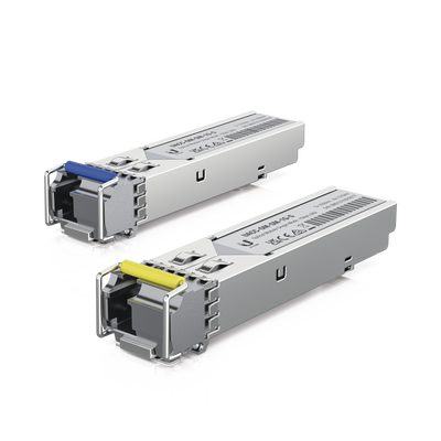 Módulo SFP monomodo UBIQUITI UACC-OM-SM-1G-S-2, 1.25Gbps, LC, 3km de alcance