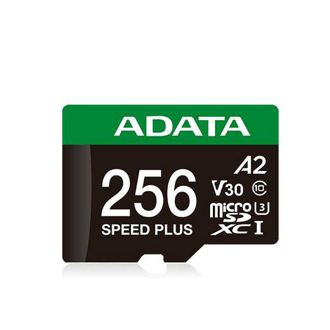 ADATA Speed Plus 256 GB MicroSDXC Clase 10 UD256GUI3V30A2SP-RA1 - MEMORIAS