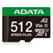 UD512GUI3V30A2SP-RA1 - ADATA Speed Plus Memoria Flash 512 GB MicroSDXC 180 MB/s 160 MB/s