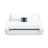 Ruteador Ubiquiti UDW Dream Wall, UniFi Switch 17 Puertos GbE PoE, WiFi 6 MU-MIMO 4x4, 128GB SSD Interno, Balanceo de Cargas, 2 WAN 2.5 GbE y 10G SFP