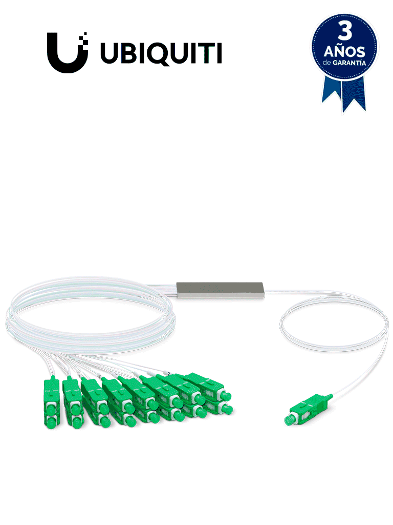 Divisor de fibra óptica Ubiquiti UF-SPLITTER-16, 16 salidas, compatible con UF-OLT y UF-OLT-4