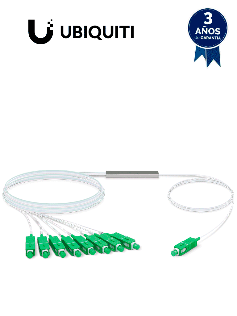 Ubiquiti UF-Splitter-8 Divisor de Fibra Óptica con 8 Salidas, Compatible con UF-OLT, UF-OLT-4