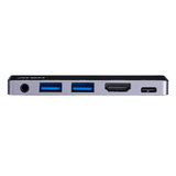 UH3238 - Dock USB-C de Viaje / Thunderbolt 3 / USB 3.2 5 Gbps / HDMI 4K 60Hz / PD 92W / 44g