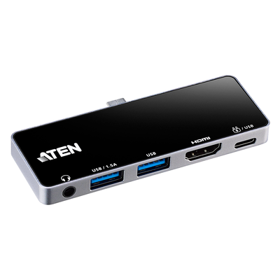 UH3238 - Dock USB-C de Viaje / Thunderbolt 3 / USB 3.2 5 Gbps / HDMI 4K 60Hz / PD 92W / 44g