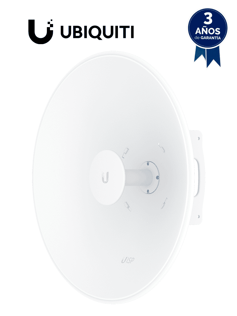 UISP-DISH Antena Dish 30 dbi, 5.15-6.87 ghz, rango frecuencia extendido, alto rendimiento