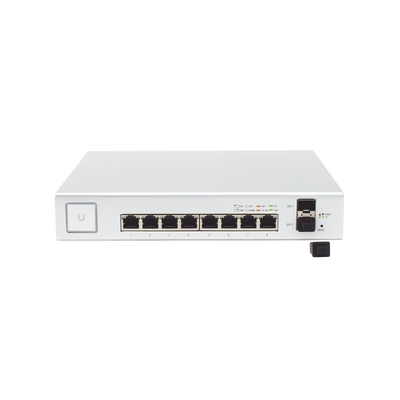 Ubiquiti UniFi US-8-150W dispositivo de redes Gestionado Gigabit Ethernet (10/100/1000) Energía sobre Ethernet (PoE) Blanco