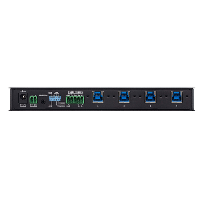 US3344I - Conmutador USB industrial / 4x4 / USB 3.2 Gen 1 / Rackmount / 0-50°C / 3.9-5.9 ft cables