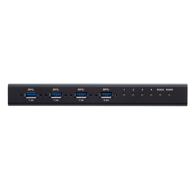 US3344I - Conmutador USB industrial / 4x4 / USB 3.2 Gen 1 / Rackmount / 0-50°C / 3.9-5.9 ft cables