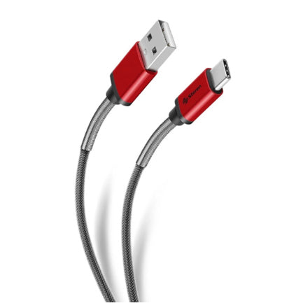 Steren USB-3955 cable USB 1.2 m USB A USB C Negro, Rojo | Cables USB