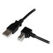 USBAB2MR - StarTech.com Cable Adaptador USB 2m para Impresora Acodado - 1x USB A Macho - 1x USB B Macho en Ángulo Derecho Cable USB 2.0 USB A USB B Macho