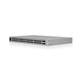 USW-48 UBIQUITI 48 unifi switch capa 2 de 48 puertos 10/100/1000 mbps más 4 puertos 1g sfp, con pantalla informativa.