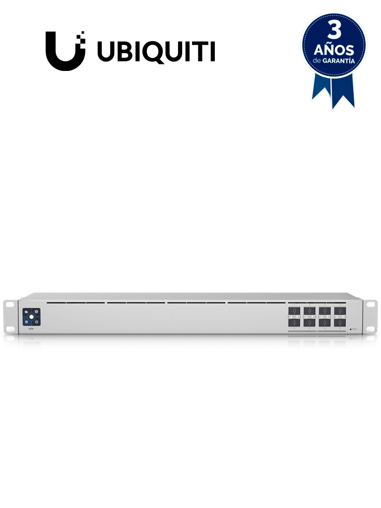UBIQUITI Aggregation - unifi switch aggregation, administrable capa 2, 8 puertos sfp+ de 10g , refrigeración silenciosa y sin ventilador. #ubiloco#ubi79 USW-AGGREGATION