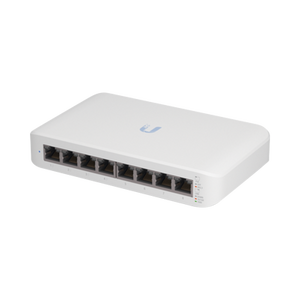 Ubiquiti Switch Administrable PoE / 8 Puertos Gigabit / 4 Puertos PoE+ 802.3at USW-LITE-8-POE