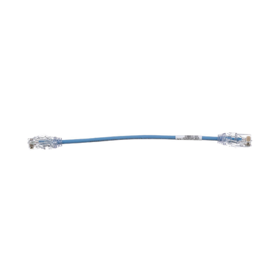 UTP28SP8INBU - Cable de Parcheo UTP / Cat6 / 28AWG Diámetro Reducido / 20.2 cm (0.66 ft) / Azul