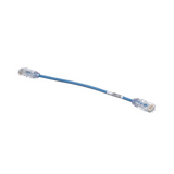UTP28SP8INBU - Cable de Parcheo UTP / Cat6 / 28AWG Diámetro Reducido / 20.2 cm (0.66 ft) / Azul