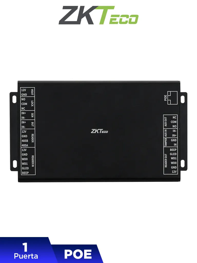 ZKTECO DE10 Control de Acceso 1 Puerta, PoE, Compatible InbioPC800
