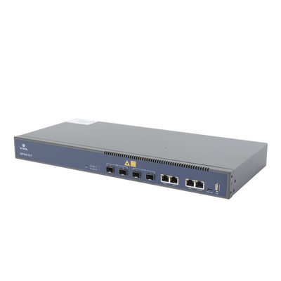 V1600-GT - OLT GPON / 2 Puertos PON / 4 Puertos Uplink / Hasta 256 ONUs / Alcance 20 km / Montaje en Rack