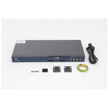 V1601E02-DP - OLT / 2 Puertos EPON / 6 Puertos Uplink / 128 ONUs / 20 km / 1.244 Gbps / Rack 1U