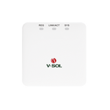 V2801-SC - ONU Bridge EPON/GPON / 1 Puerto SC/UPC / 1 Puerto LAN Gigabit / Roseta Integrada / 91x91x41 mm / 4W