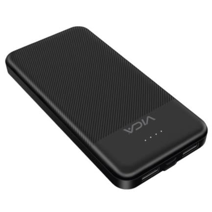 Power Bank Vica 10000 mAh Carga Rápida USB-A/USB-C/Micro USB Compacto y Eficiente